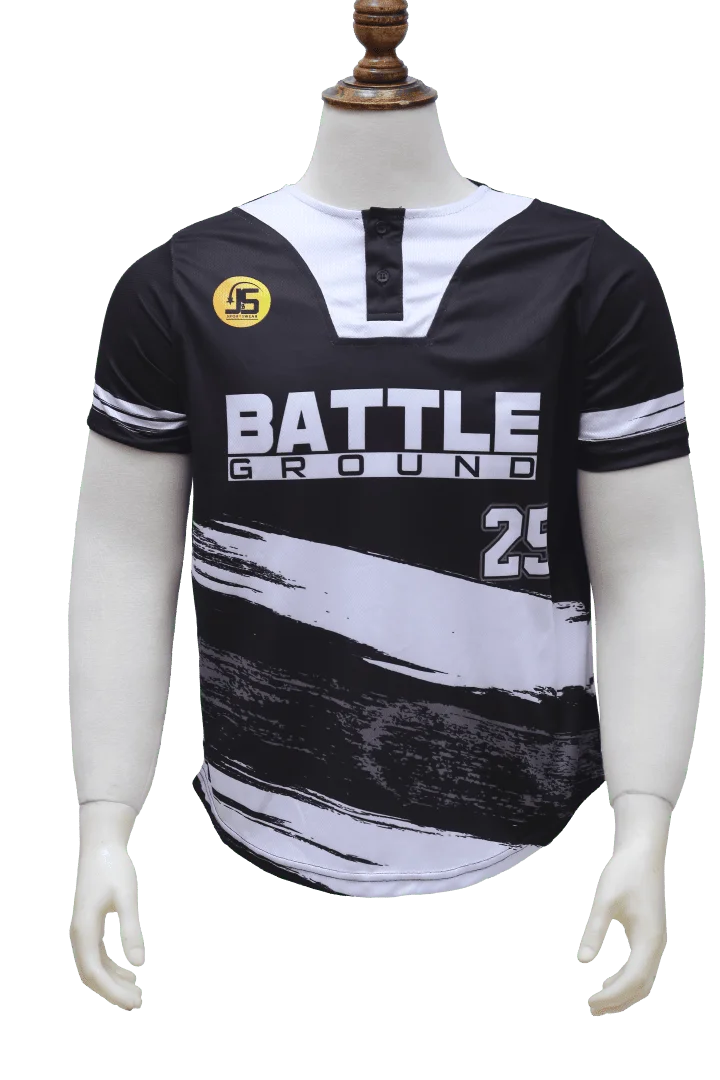 Baseball Two Button Short Sleeves Jersey